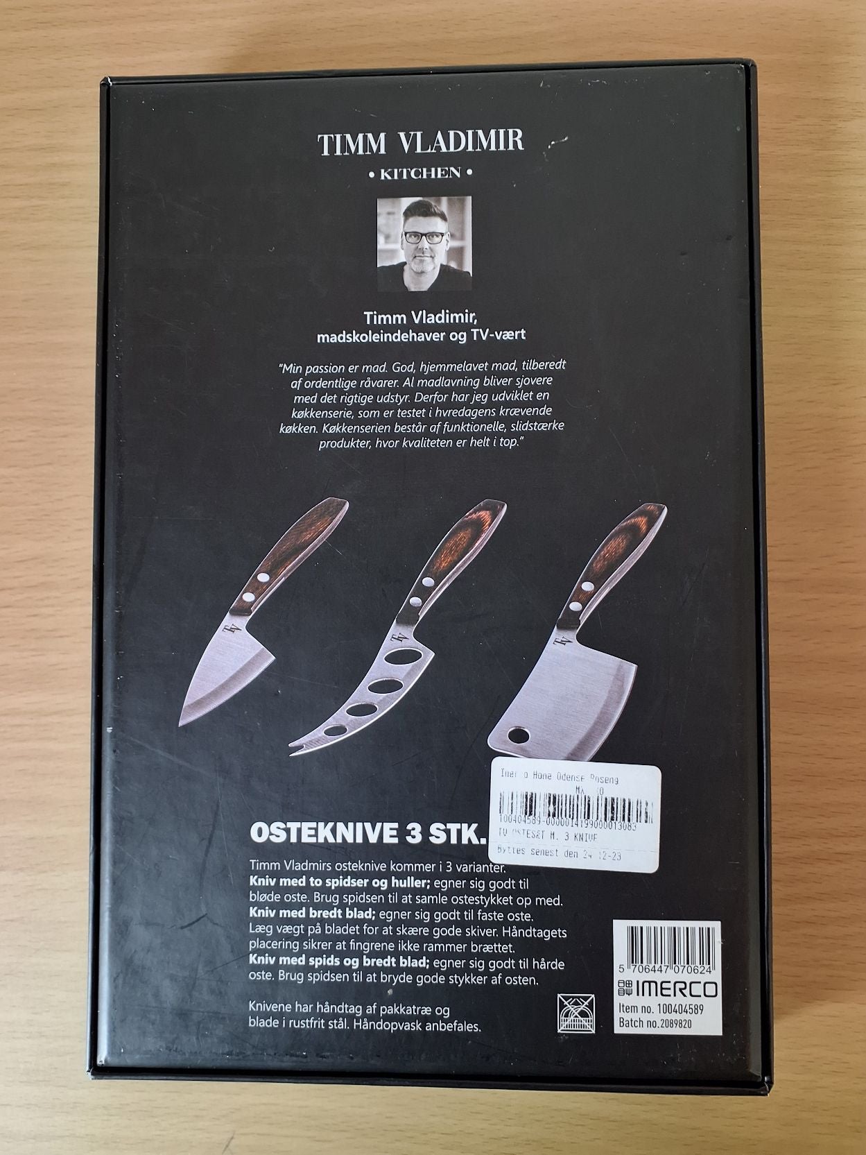 Osteknive fra Timm Vladimir
